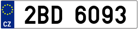 Truck License Plate